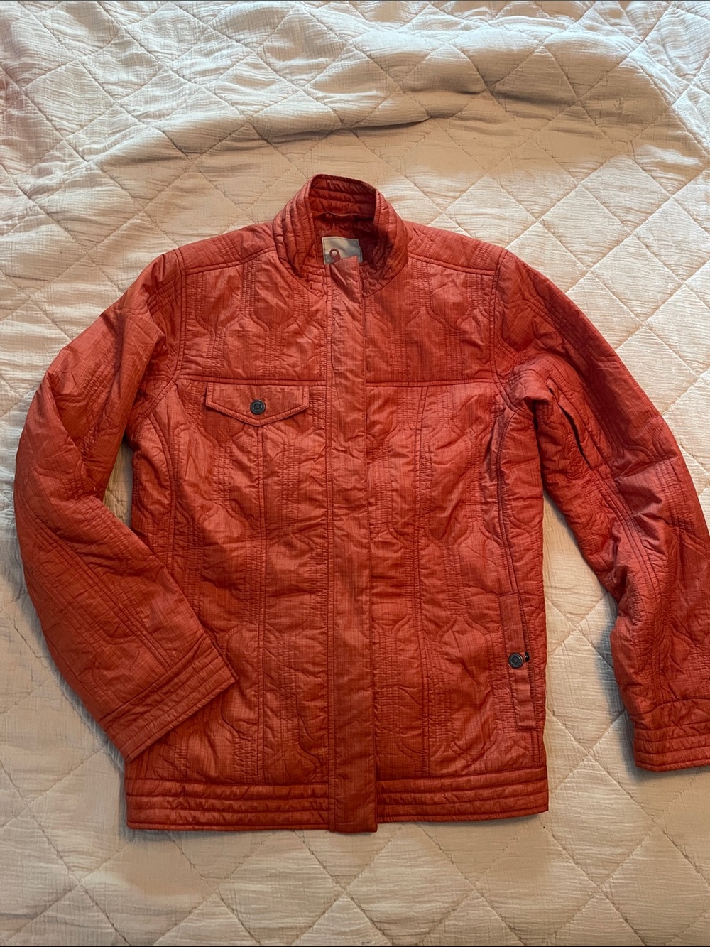 Horny Toad Lightweight Quilted Jacket in Burnt Orange